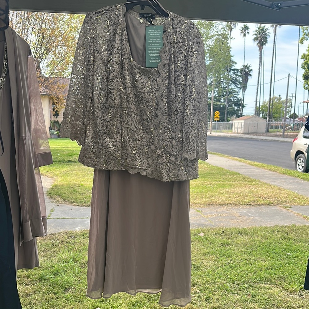 Brown Midi Pencil Skirt for Cocktail and Work